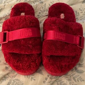 Ugh Fluffita Slippers women’s size 8 in Red!